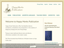 Tablet Screenshot of happymonkspublication.org